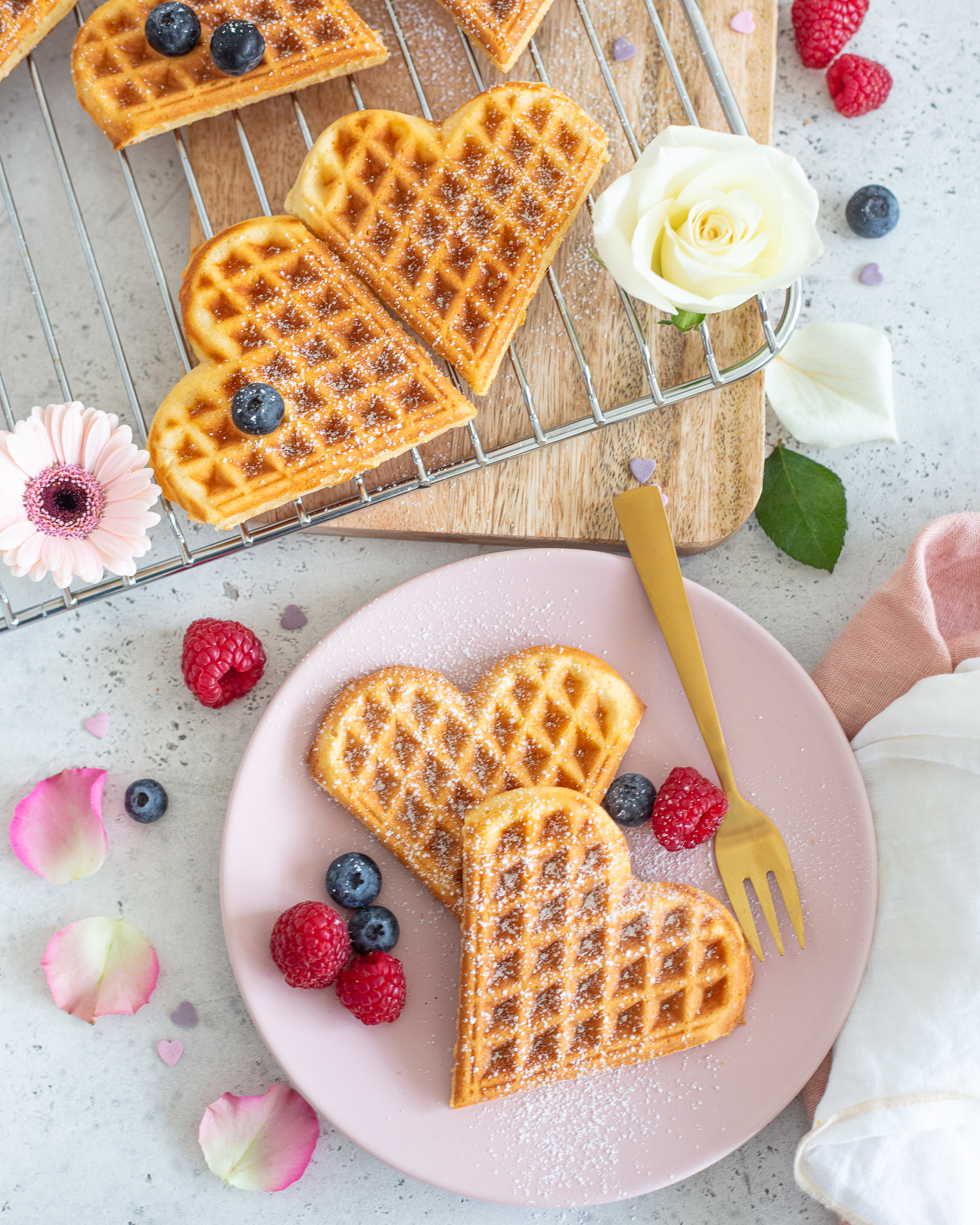 Buttermilchwaffeln Rezept | Fini´s Feinstes