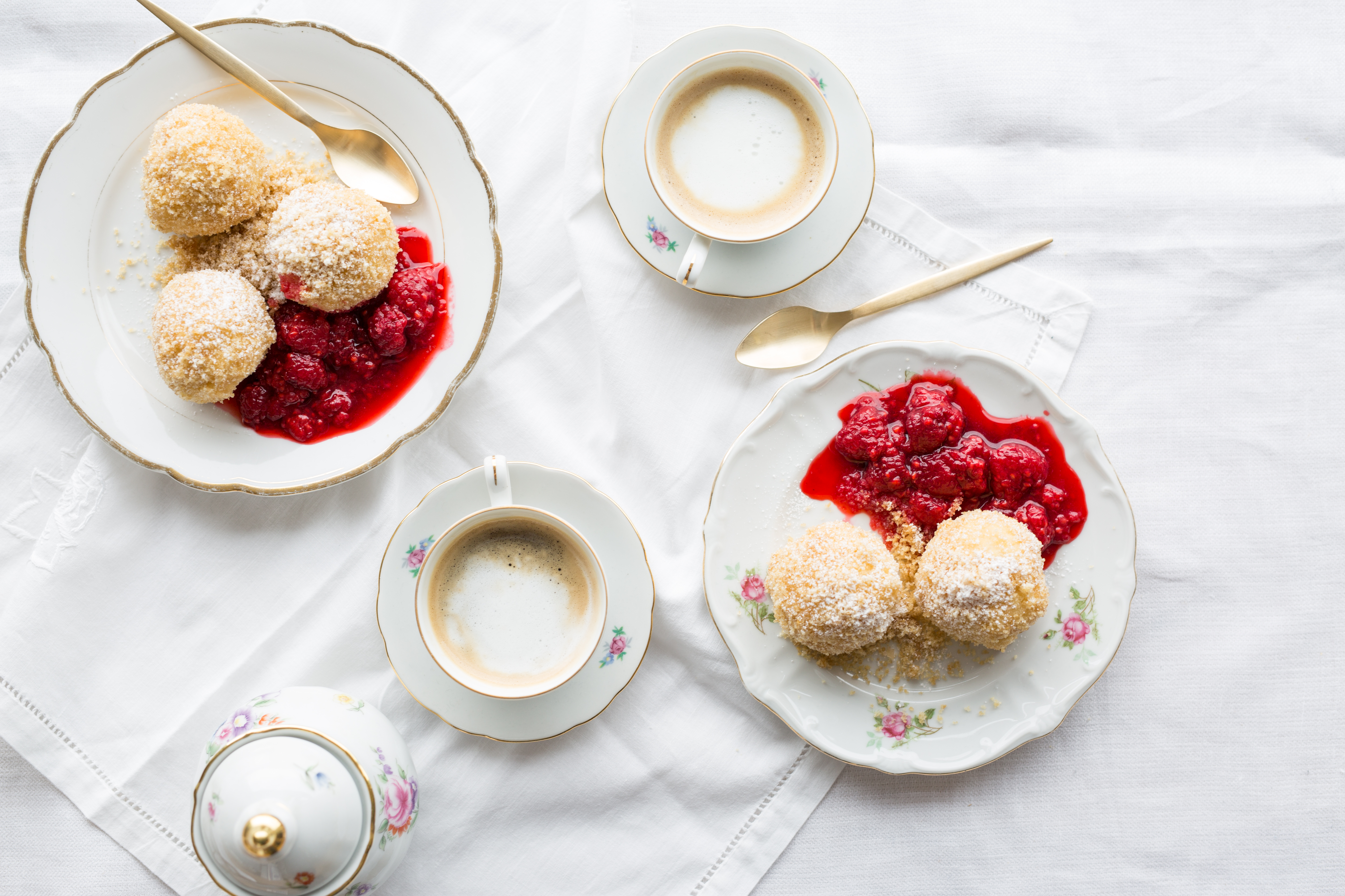 Topfenknödel mit Himbeersauce Rezept | Fini´s Feinstes